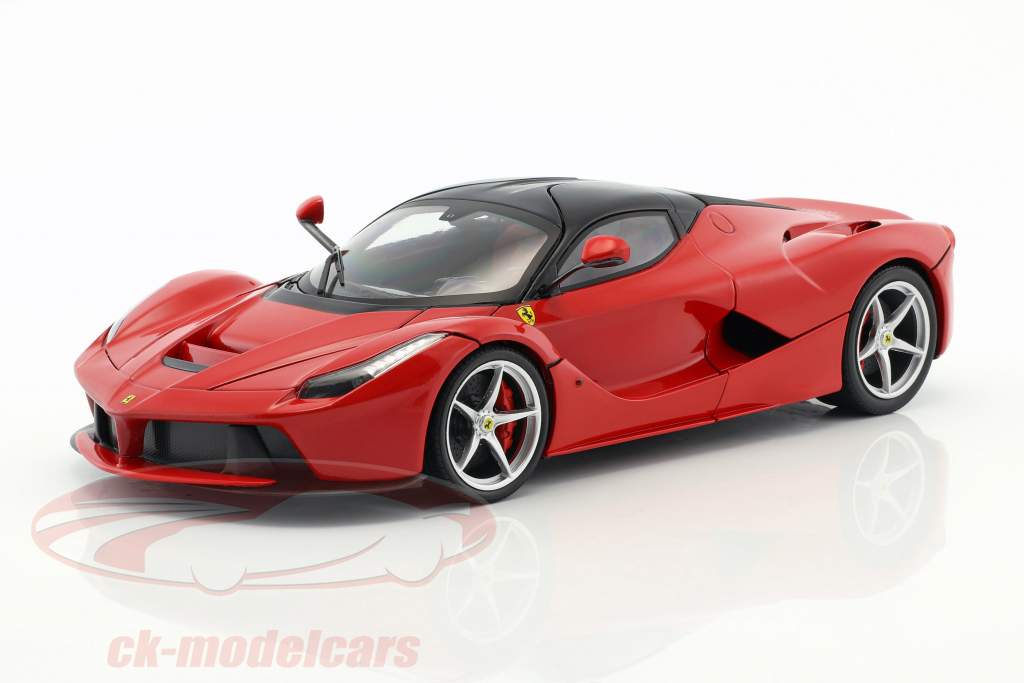 Ferrari LaFerrari Jaar 2013 rood 1:18 HotWheels Foundation