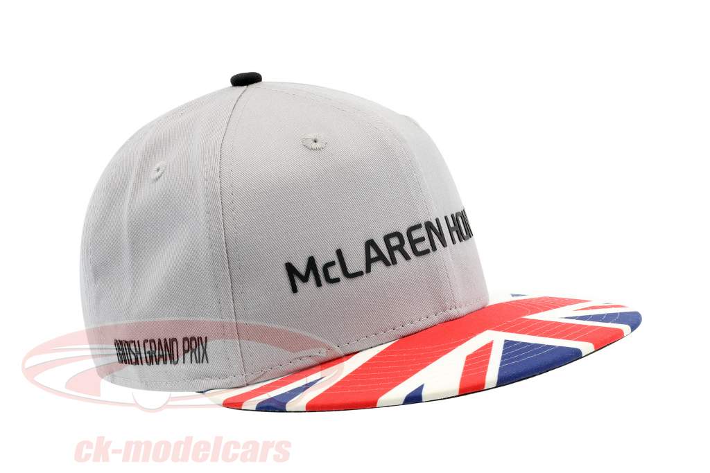 McLaren Honda formule 1 2017 Alonso & Vandoorne Special Edition groot-Brittannië pet grau M/L