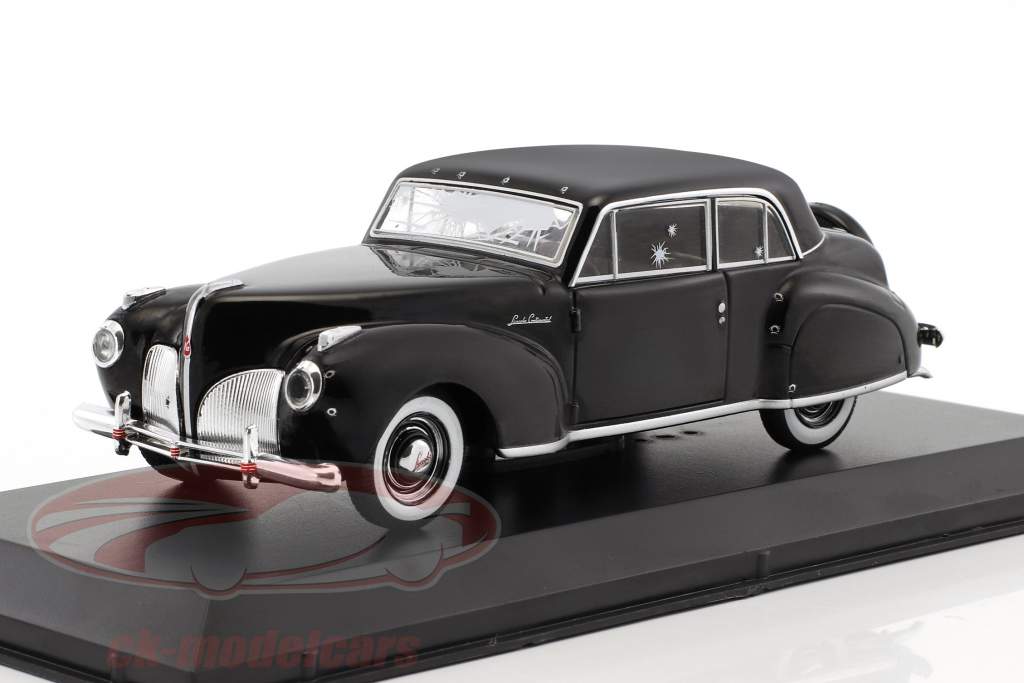 Lincoln Continental with Bullet Hole Damage Movie The Godfather 1972 black 1:43 Greenlight