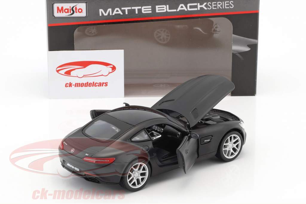 Mercedes-Benz AMG GT mat zwart 1:24 Maisto