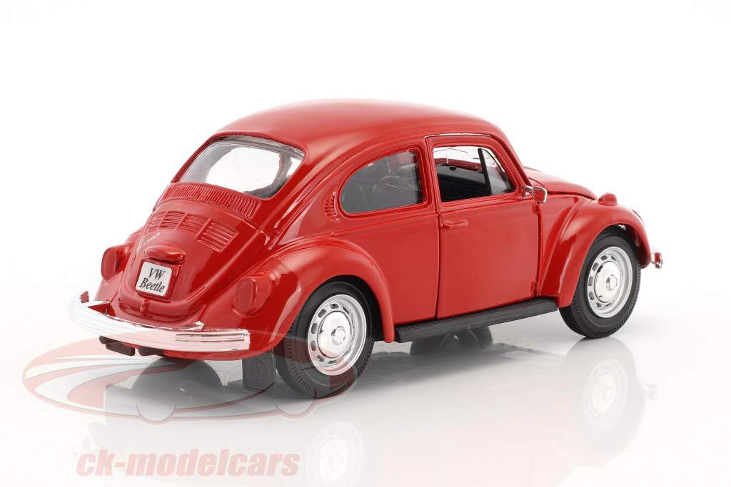 Volkswagen VW Beetle year 1973 red 1:24 Maisto