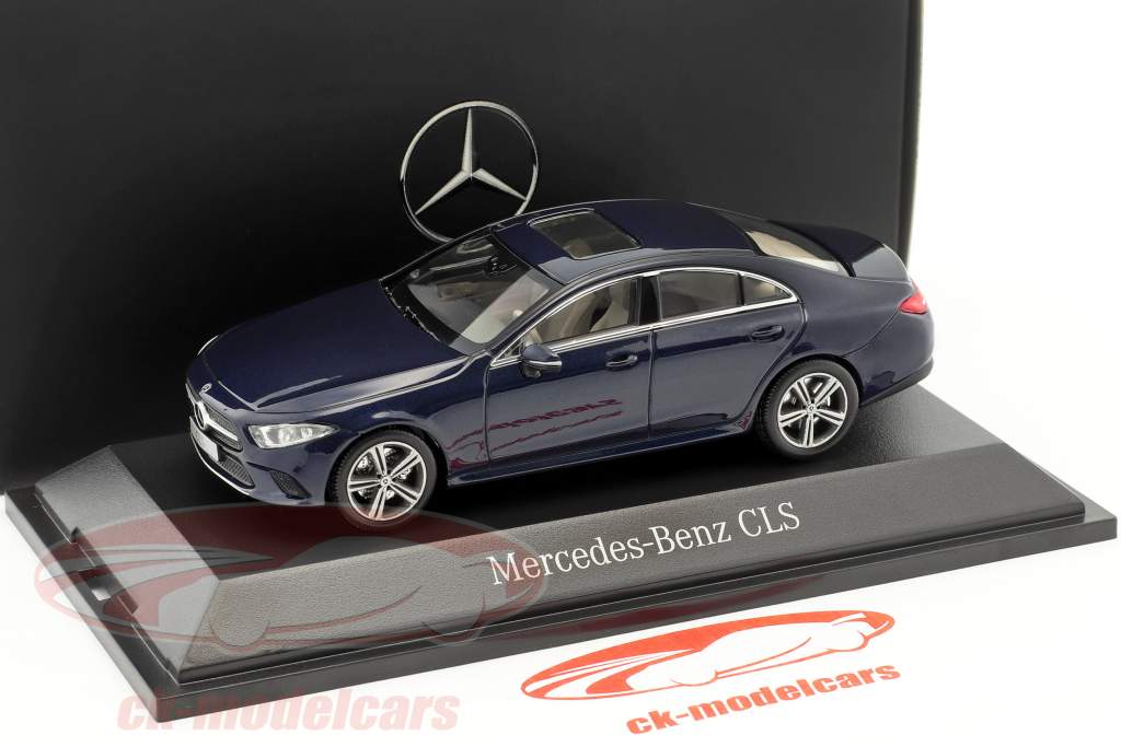 Norev 1 43 Mercedes Benz Cls Coupe C257 Year 2018 Cavansite Blue Metallic B66960543 Model Car B66960543