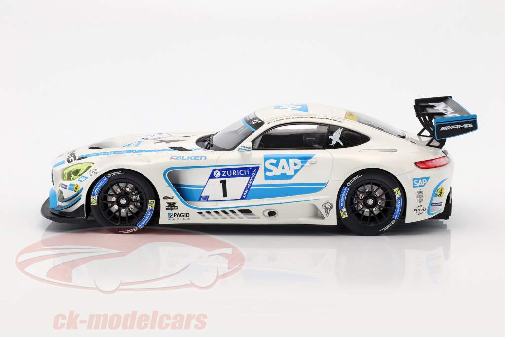 Mercedes Benz Amg Gt3 1 5th 24h Nürburgring 2017 Team Black Falcon 118 Norev