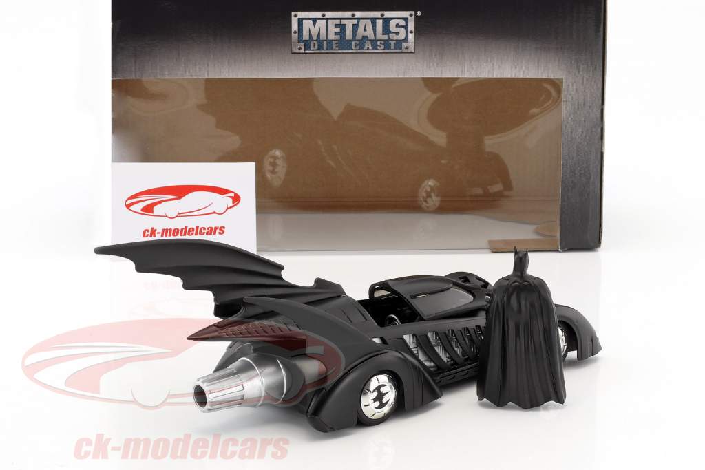 Batmobile Movie Batman Forever (1995) black With figure Batman 1:24 Jada Toys
