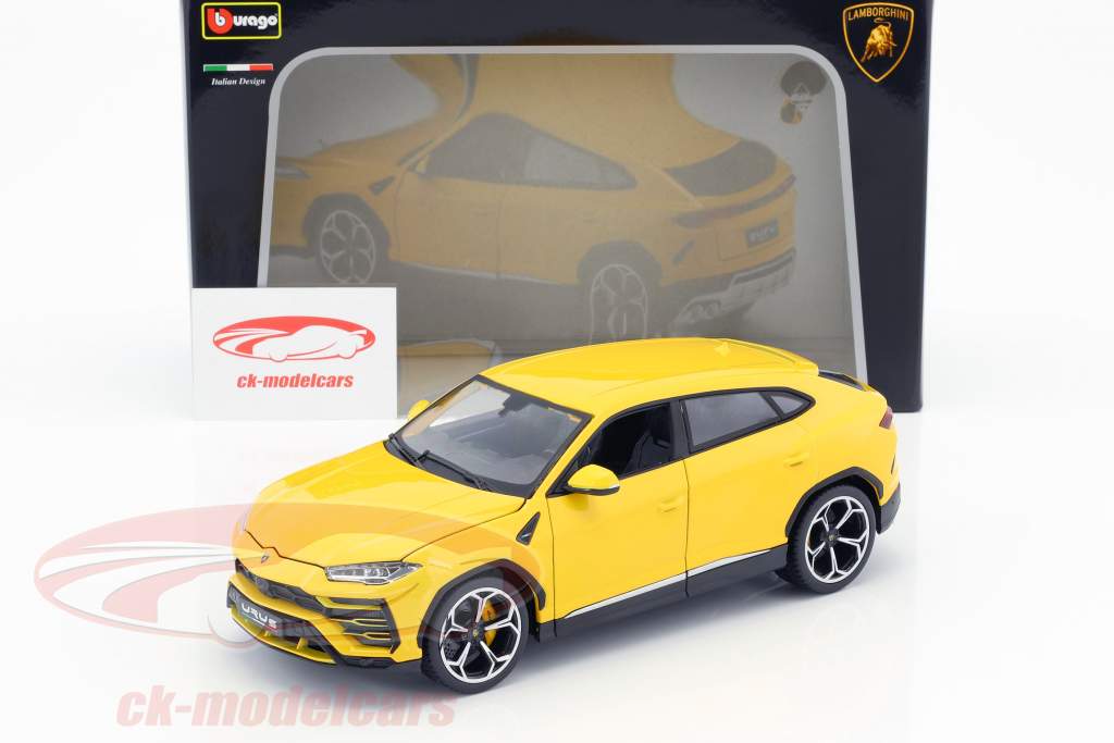 Lamborghini Urus yellow 1:18 Bburago