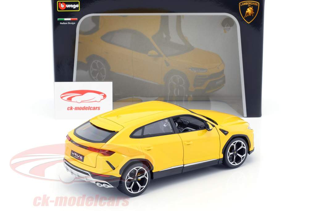 Lamborghini Urus amarelo 1:18 Bburago