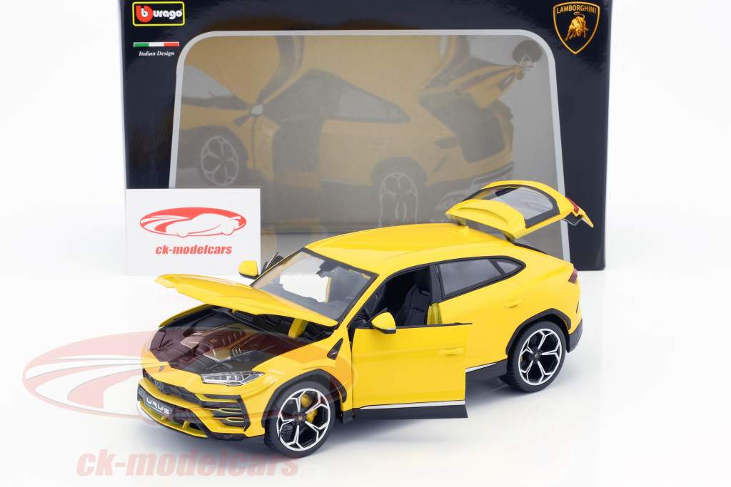 Lamborghini Urus amarillo 1:18 Bburago