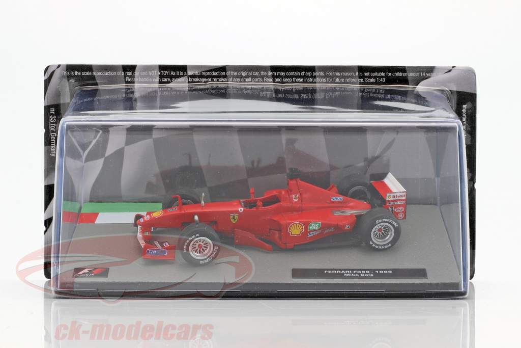 Mika Salo Ferrari F399 #3 formule 1 1999 1:43 Altaya
