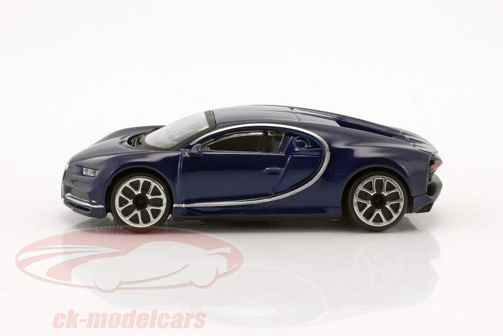 Bugatti Chiron bleu foncé 1:43 Bburago