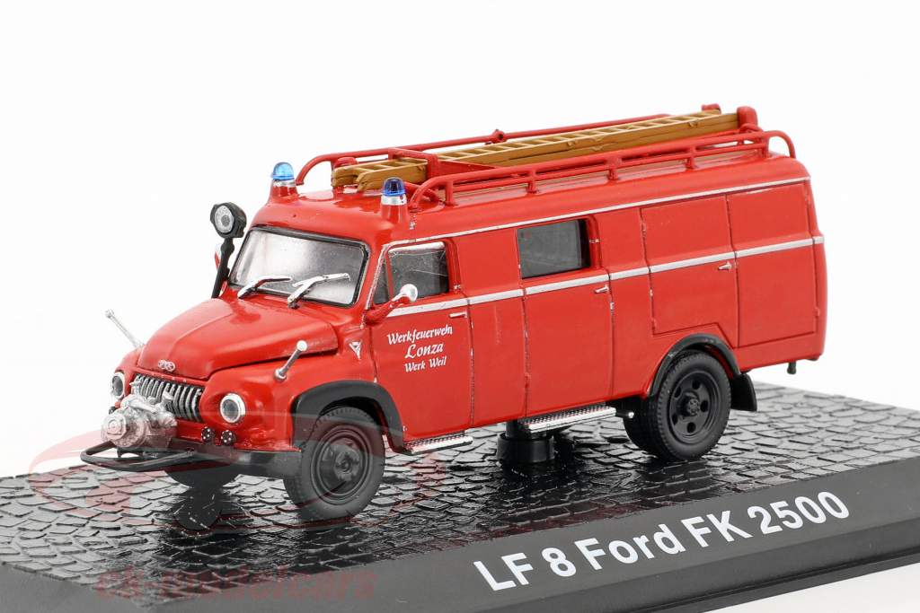 Ford FK 2500 LF 8 plant fire Department Lonza 1:72 Altaya