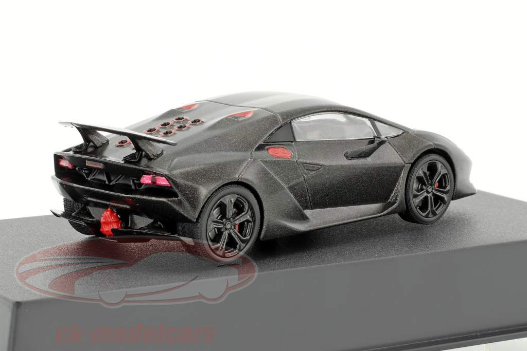 Lamborghini Sesto Elemento 築 2010 黒 1:43 Leo Models