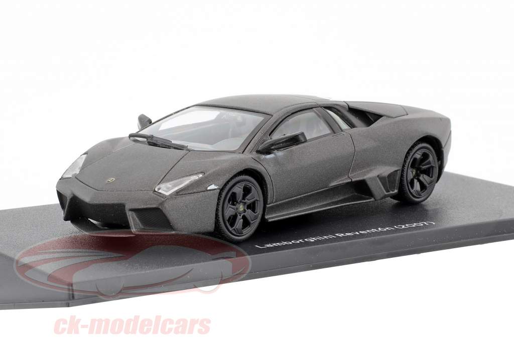 Lamborghini Reventon Baujahr 2007 matt schwarz 1:43 Leo Models