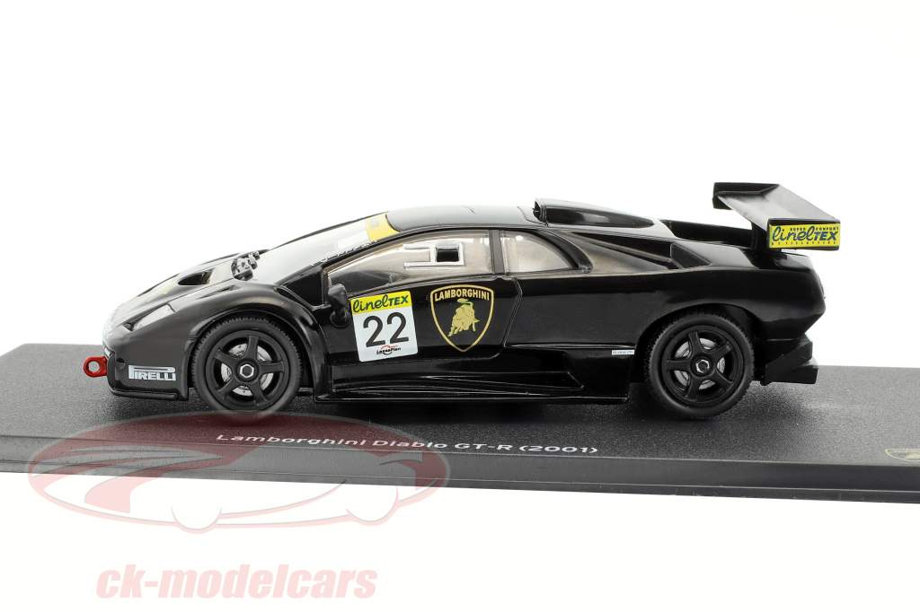 Lamborghini Diablo GT-R #22 noir 1:43 Leo Models