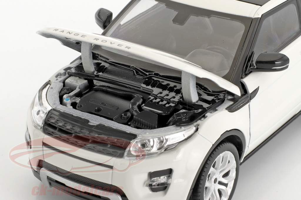 Range Rover Evoque Baujahr 2011 weiß 1:24 Welly