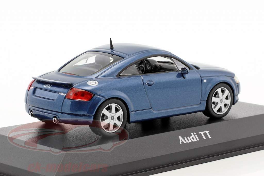 Audi TT 轿跑车 建造年份 1998 蓝 金属的 1:43 Minichamps