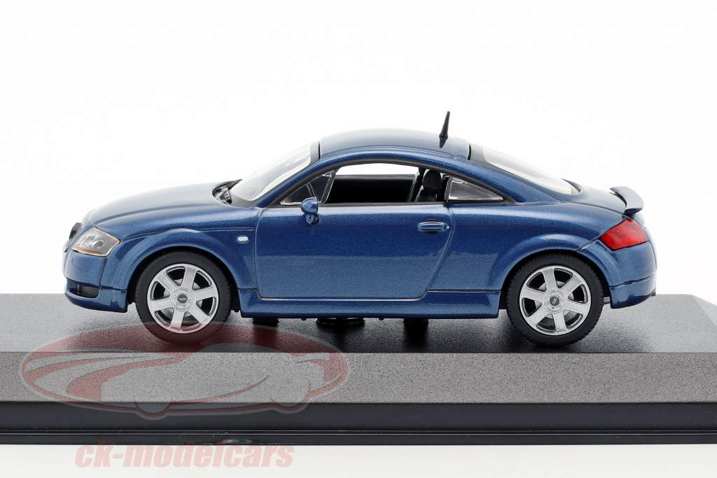 Audi TT coupe ano de construção 1998 azul metálico 1:43 Minichamps