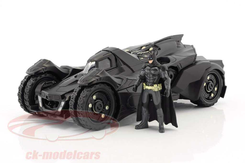 Batmobile Arkham Knight (2015) con figura Batman negro 1:24 Jada Toys