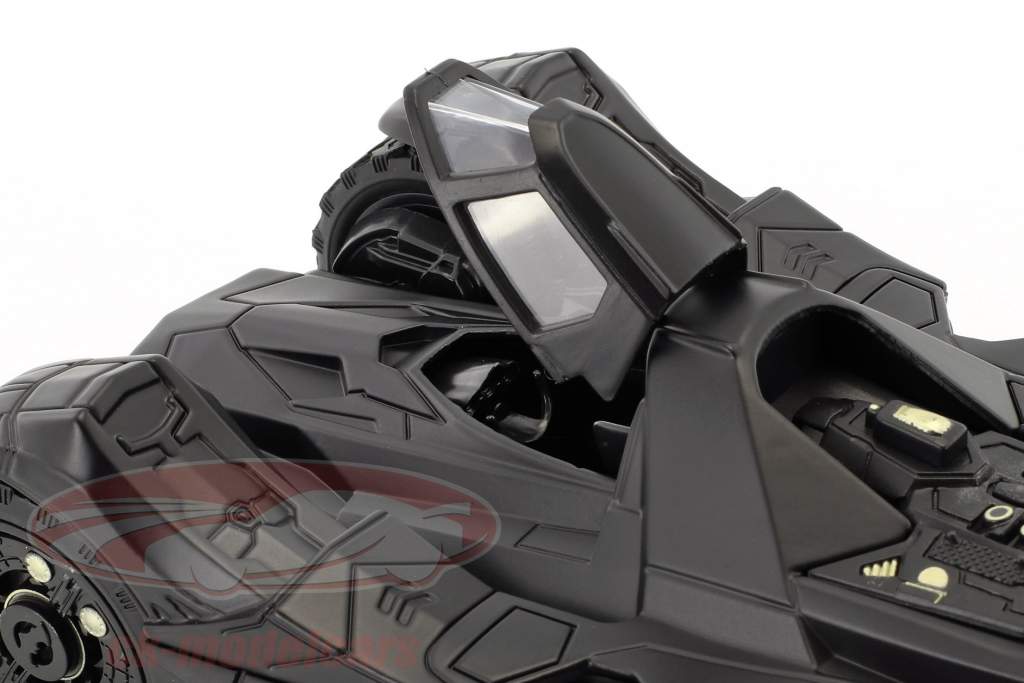 Batmobile Arkham Knight (2015) с фигура Batman черный 1:24 Jada Toys