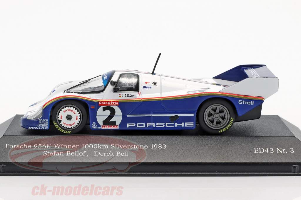 Porsche 956K #2 gagnant 1000km Silverstone 1983 Bellof, Bell 1:43 CMR