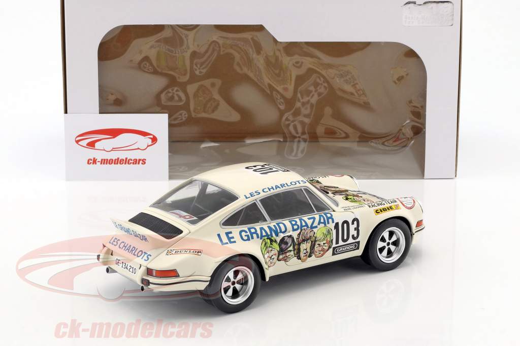 Porsche 911 RSR Le Grand Bazar #103 Rallye Tour de France 1973 Bayard, Ligonnet 1:18 Solido