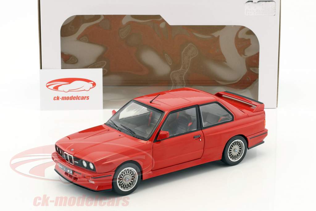BMW M3 E30 year 1986 red 1:18 Solido