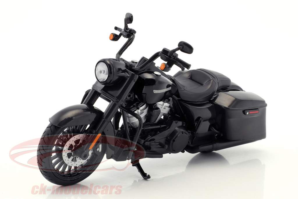 Maisto 1:18 Harley Davidson 2017 Road King Special Motorcycle Model New Black 