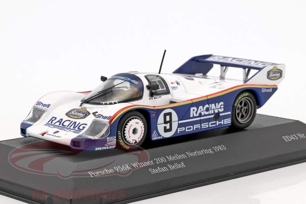 Porsche 956K #9 胜利者 200 英里 Norisring 1983 Stefan Bellof 1:43 CMR