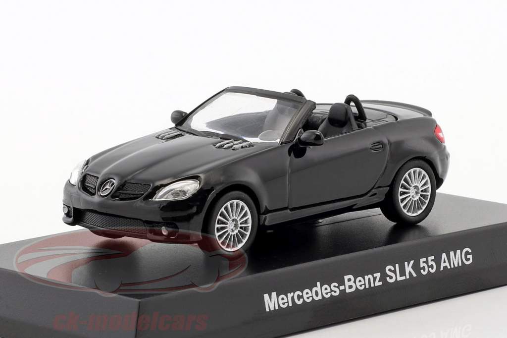 Mercedes-Benz SLK 55 AMG cabriolet noir 1:64 Kyosho