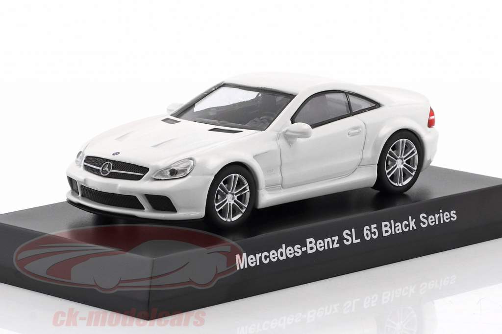 Mercedes-Benz SL 65 Black Series blanco 1:64 Kyosho