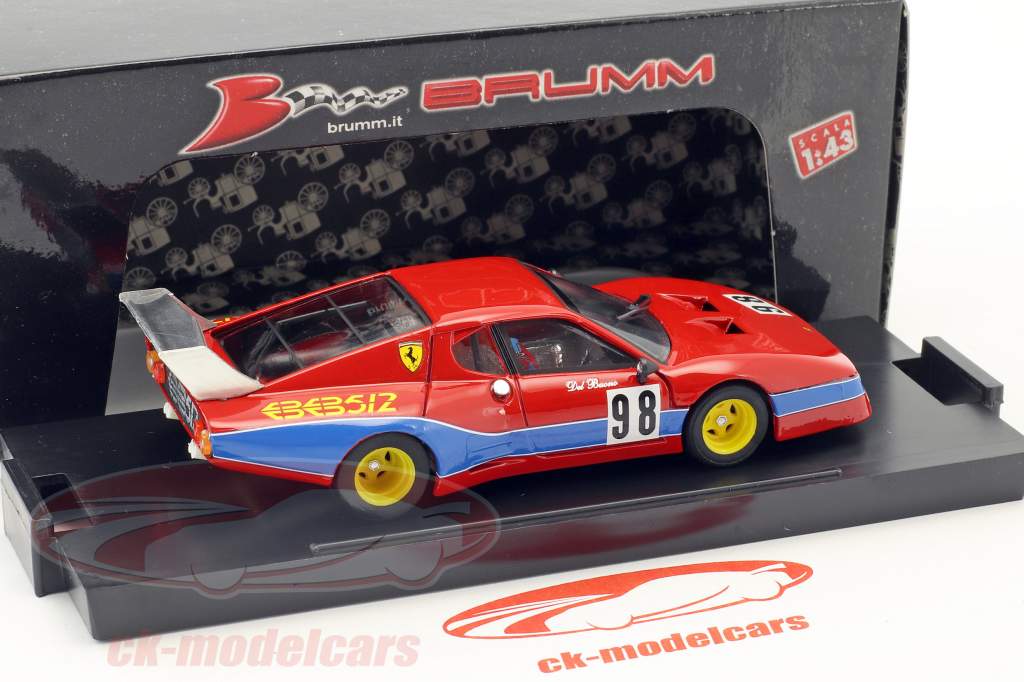 Ferrari 512 BB LM #98 восьмых 1000km Monza 1982 Del Buono, Govoni 1:43 Brumm