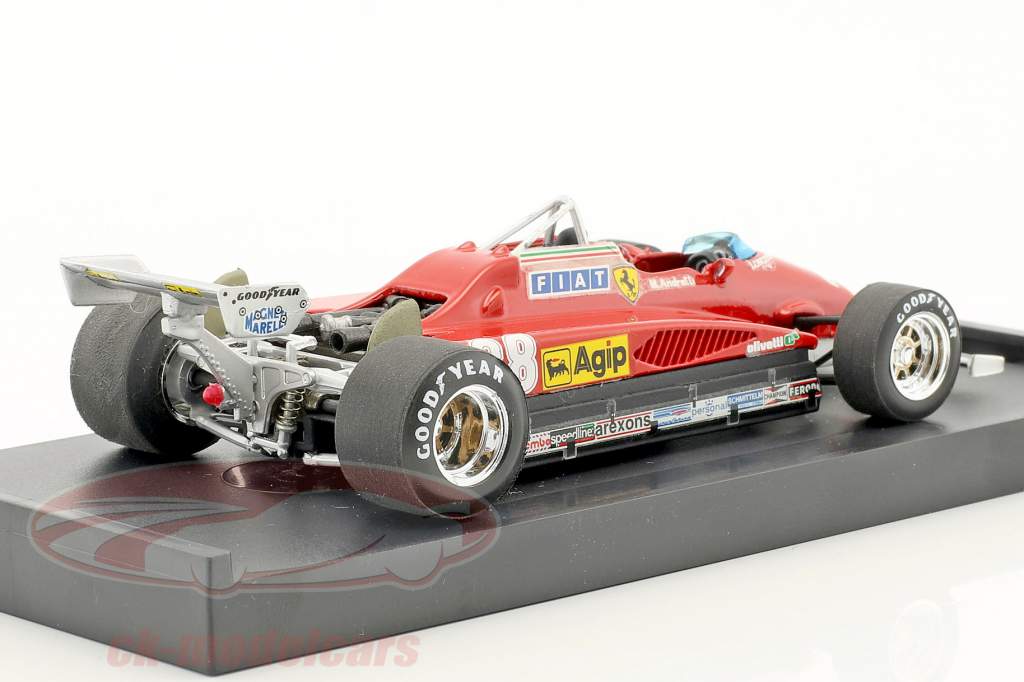 Mario Andretti Ferrari 126C2 #28 третий итальянский GP формула 1 1982 1:43 Brumm