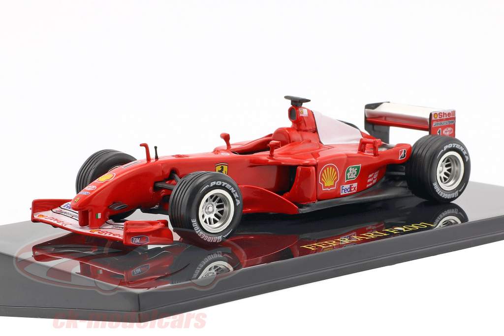 M. Schumacher Ferrari F2001 #1 world champion formula 1 2001 with showcase 1:43 Altaya
