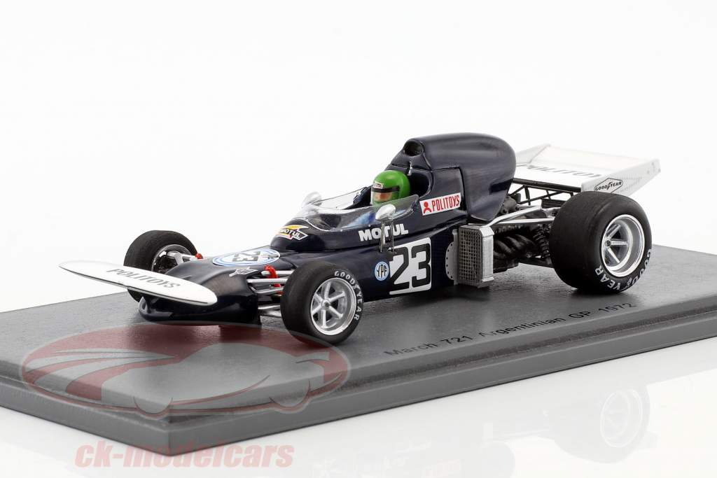 絶版1/43 マーチ721 アルゼンチンGP 1972 H.ペスカローロ