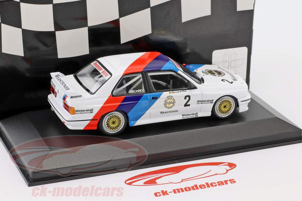 宝马 M3 (E30) #2 德国房车大师赛冠军1987 车手:Eric van de Poele 1:43 迷你切 Minichamps