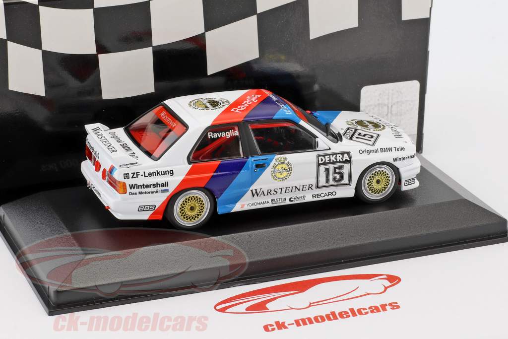 BMW M3 (E30) #15 DTM Campione 1989 Roberto Ravaglia 1:43 Minichamps