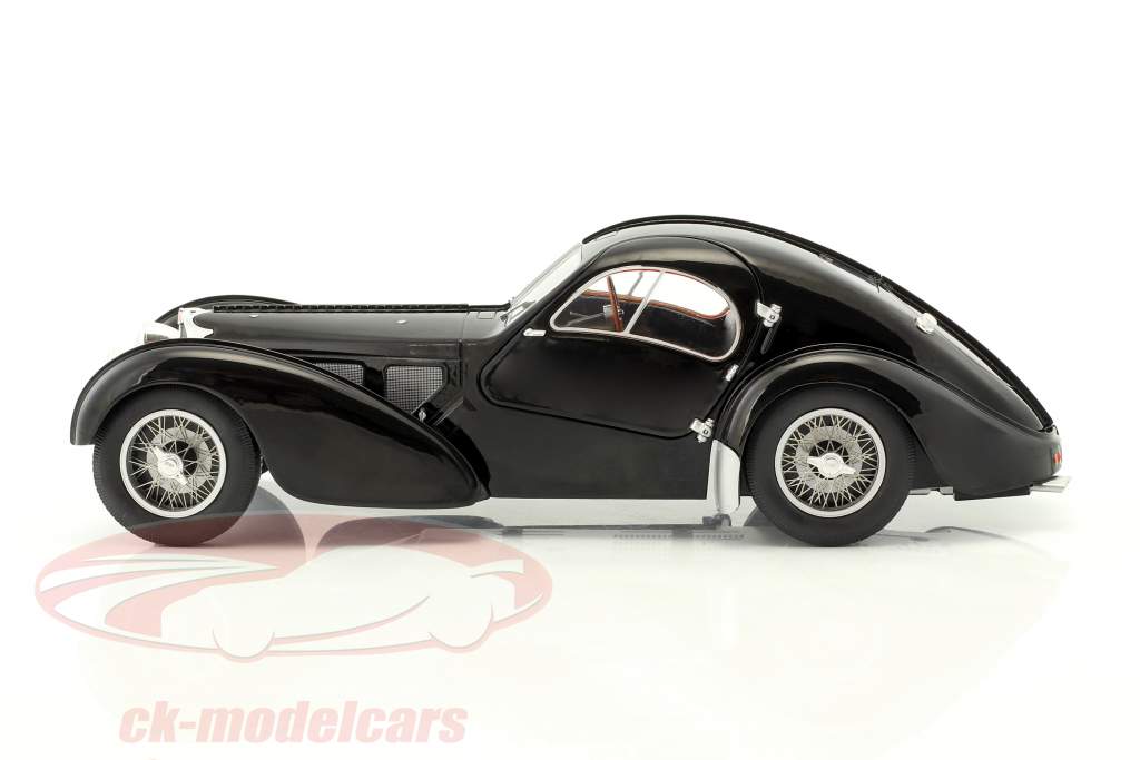 Bugatti Type 57 SC Atlantic Baujahr 1938 schwarz 1:18 Solido