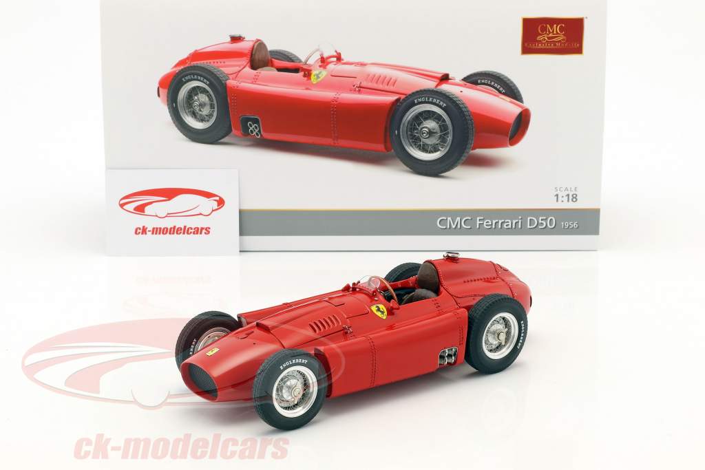 Ferrari D50 Год постройки 1956 красный 1:18 CMC