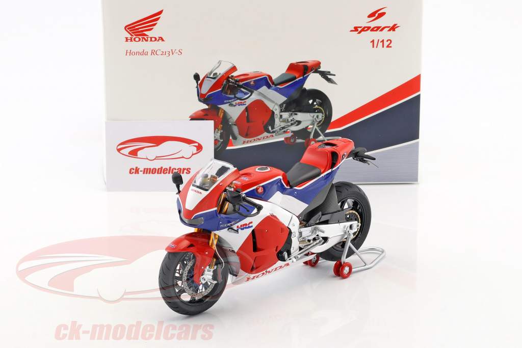 Spark 1:12 Honda RC213V-S year 2015 red / blue / white M12001  