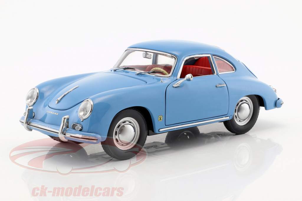 Porsche 356 A 1500 GS Carrera GT año de construcción 1957 azul 1:18 Sun Star