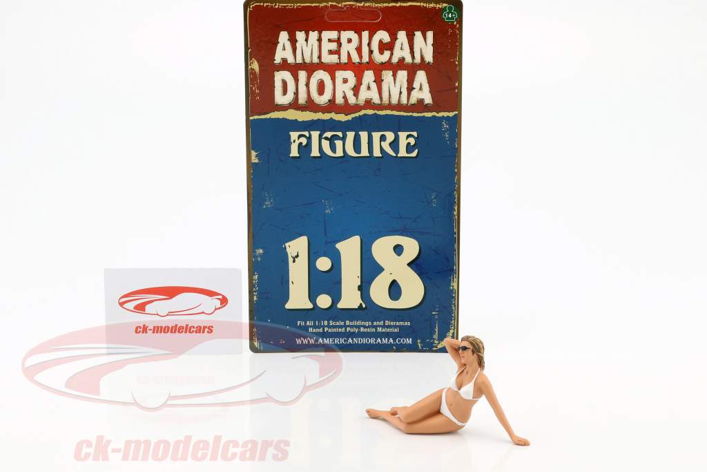 calendario ragazza giugno in bikini 1:18 American Diorama