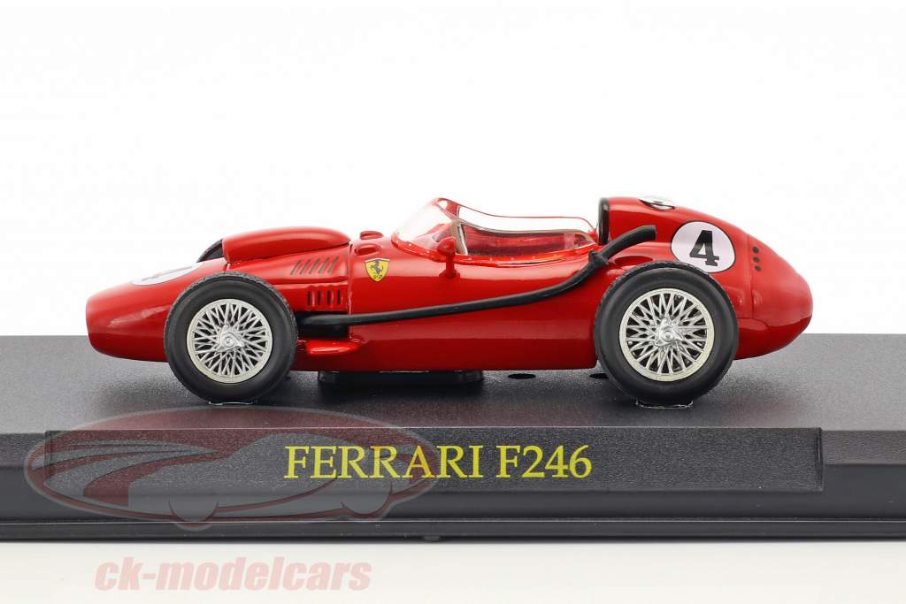 Mike Hawthorne Ferrari F246 #4 campeão do mundo fórmula 1 1958 1:43 Altaya