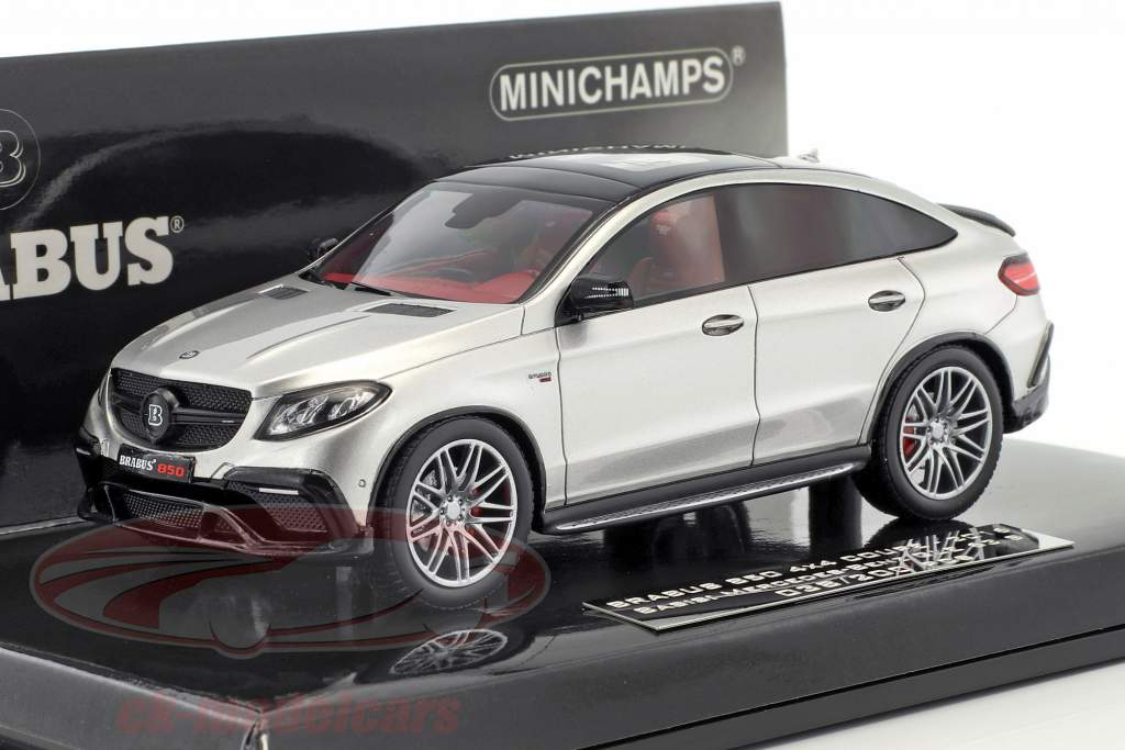 Brabus 850 4x4 Coupe Based On Mercedes Benz Amg Gle 63 S Year 2016 Silver 143 Minichamps