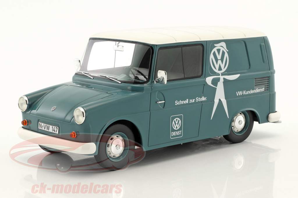 Volkswagen VW Fridolin VW-Kundendienst azzurro / bianco 1:18 Schuco