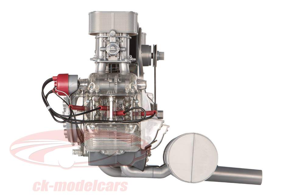 Porsche motor de carreras Carrera 4 cilindros Modelo Boxer tipo 547 año de construcción 1953 equipo 1:3 Franzis