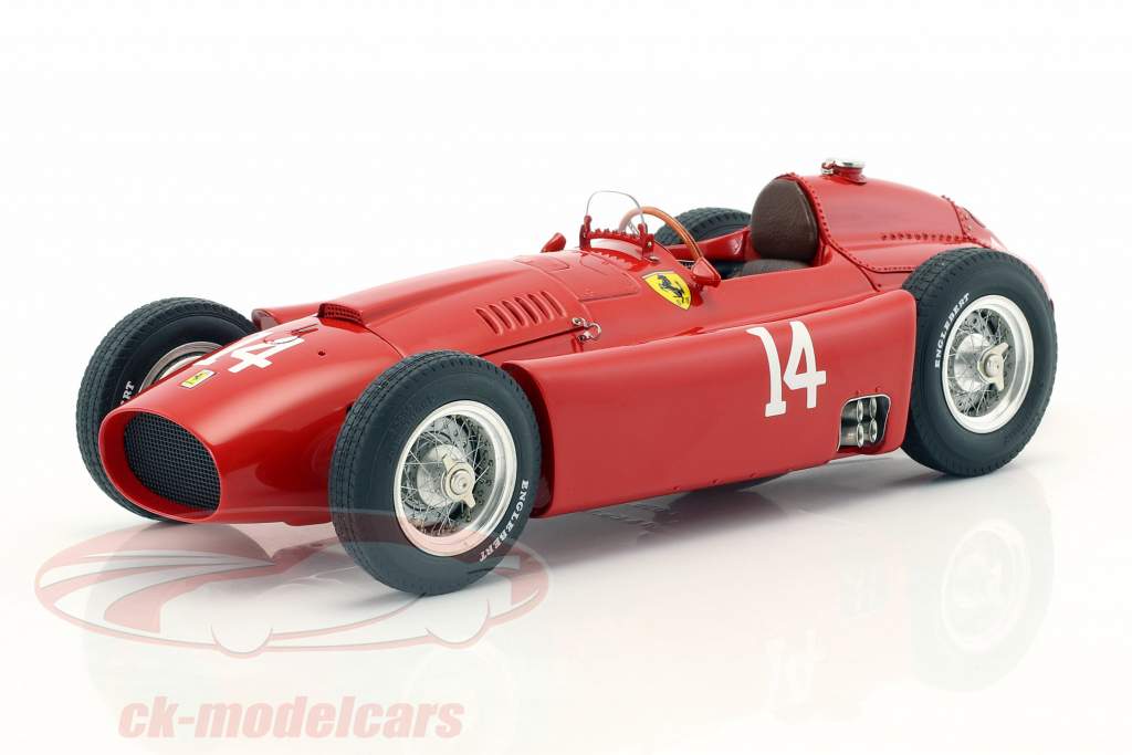 Peter Collins Ferrari D50 #14 胜利者 法国 GP 公式 1 1956 1:18 CMC