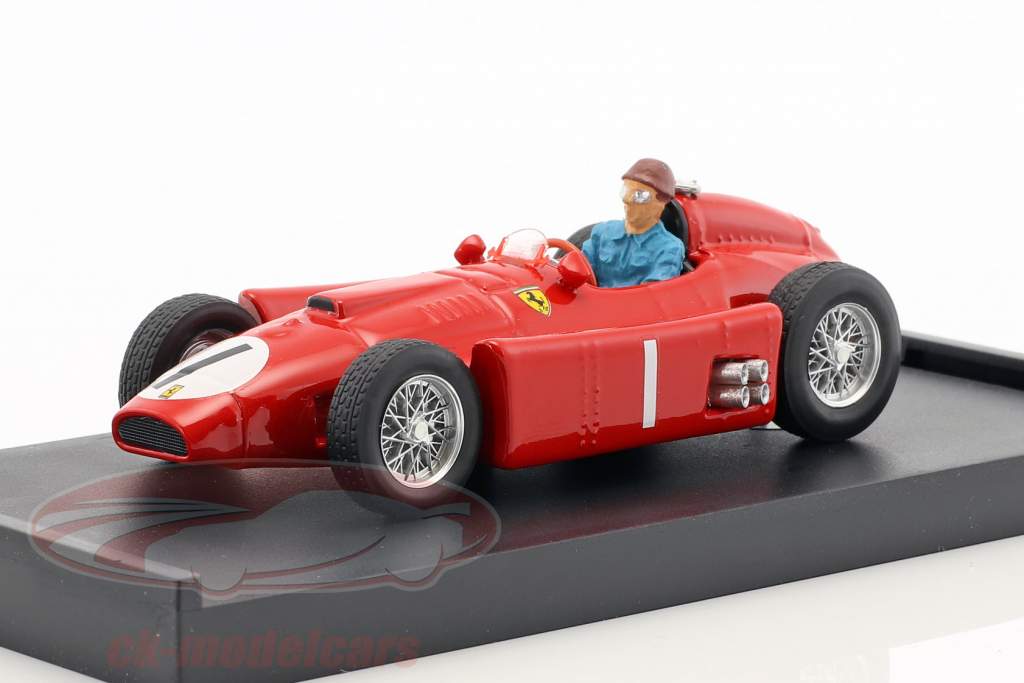 J. M. Fangio Ferrari D50 #1 Ganador británico GP F1 Campeón mundial 1956 1:43 Brumm