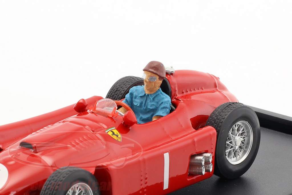 J. M. Fangio Ferrari D50 #1 优胜者 英国 GP F1 世界冠军 1956 1:43 Brumm