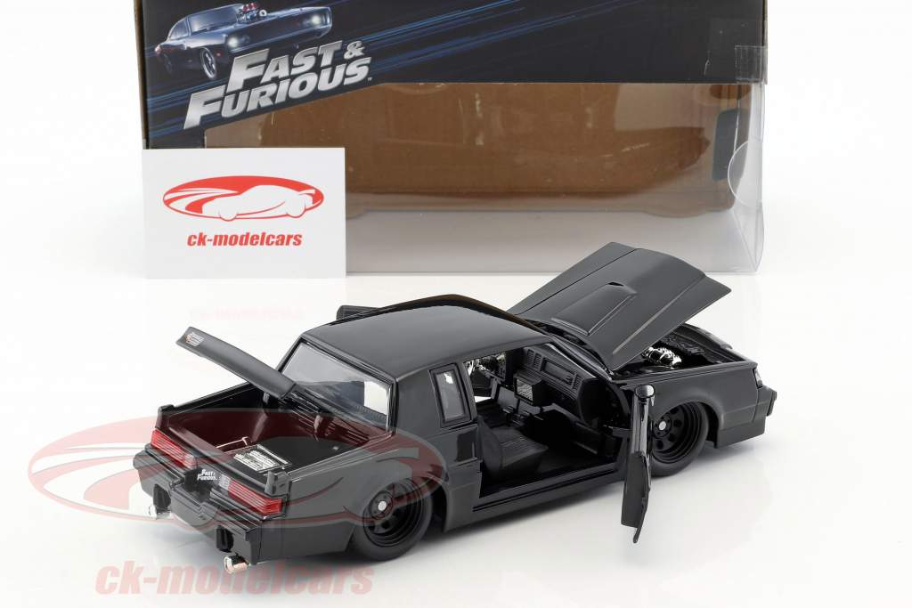 Dom's Buick Grand National year 1987 Movie Fast & Furious (2009) black 1:24 Jada Toys