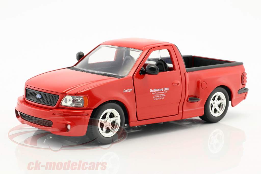 Brian's Ford F-150 SVT Lightning Movie The Fast & The Furious (2001) red 1:24 JadaToys