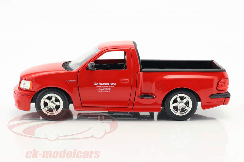 Brian's Ford F-150 SVT Lightning Movie The Fast & The Furious (2001) red  1:24 JadaToys